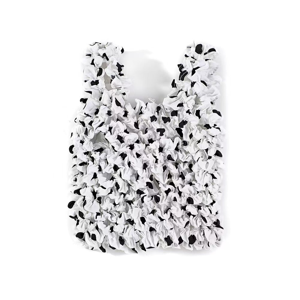 Polka-dot hedgehog bag