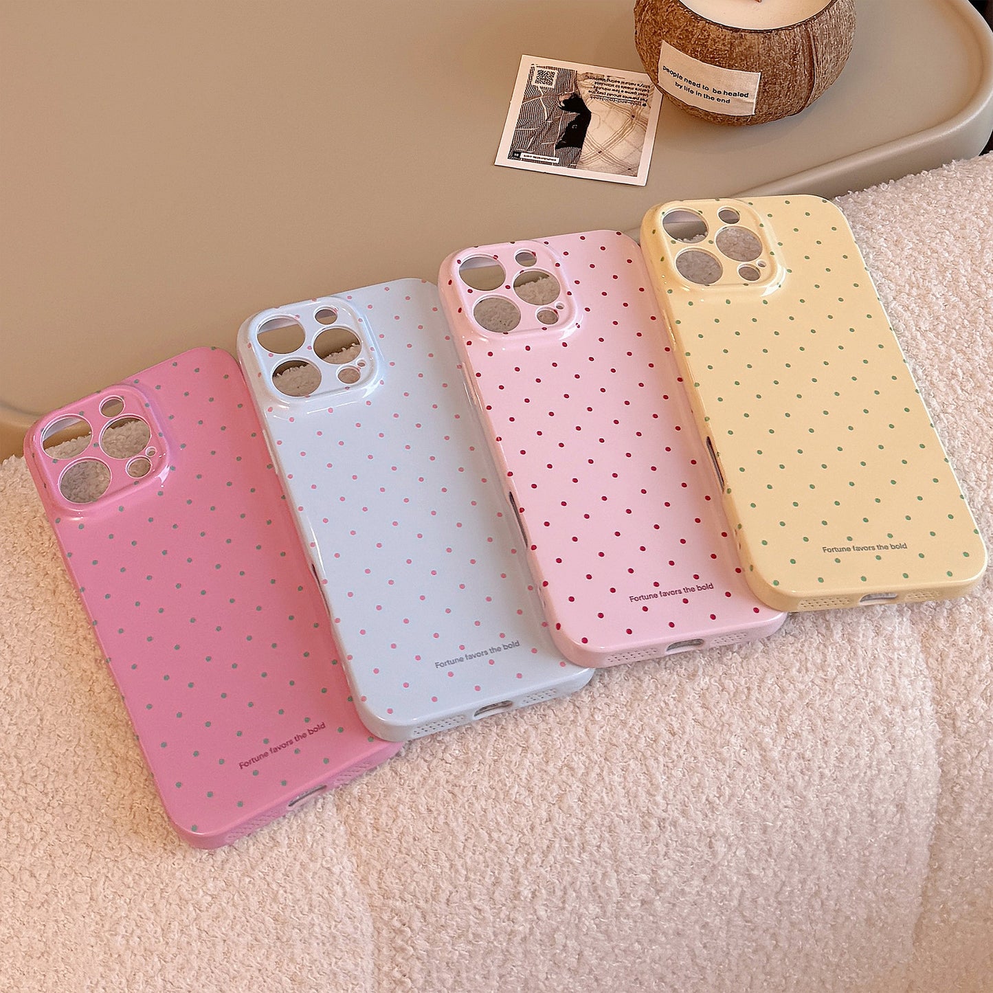 Polka dot phone case