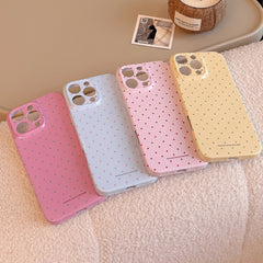 Filin Milky Blue Pink Dot Soft Case