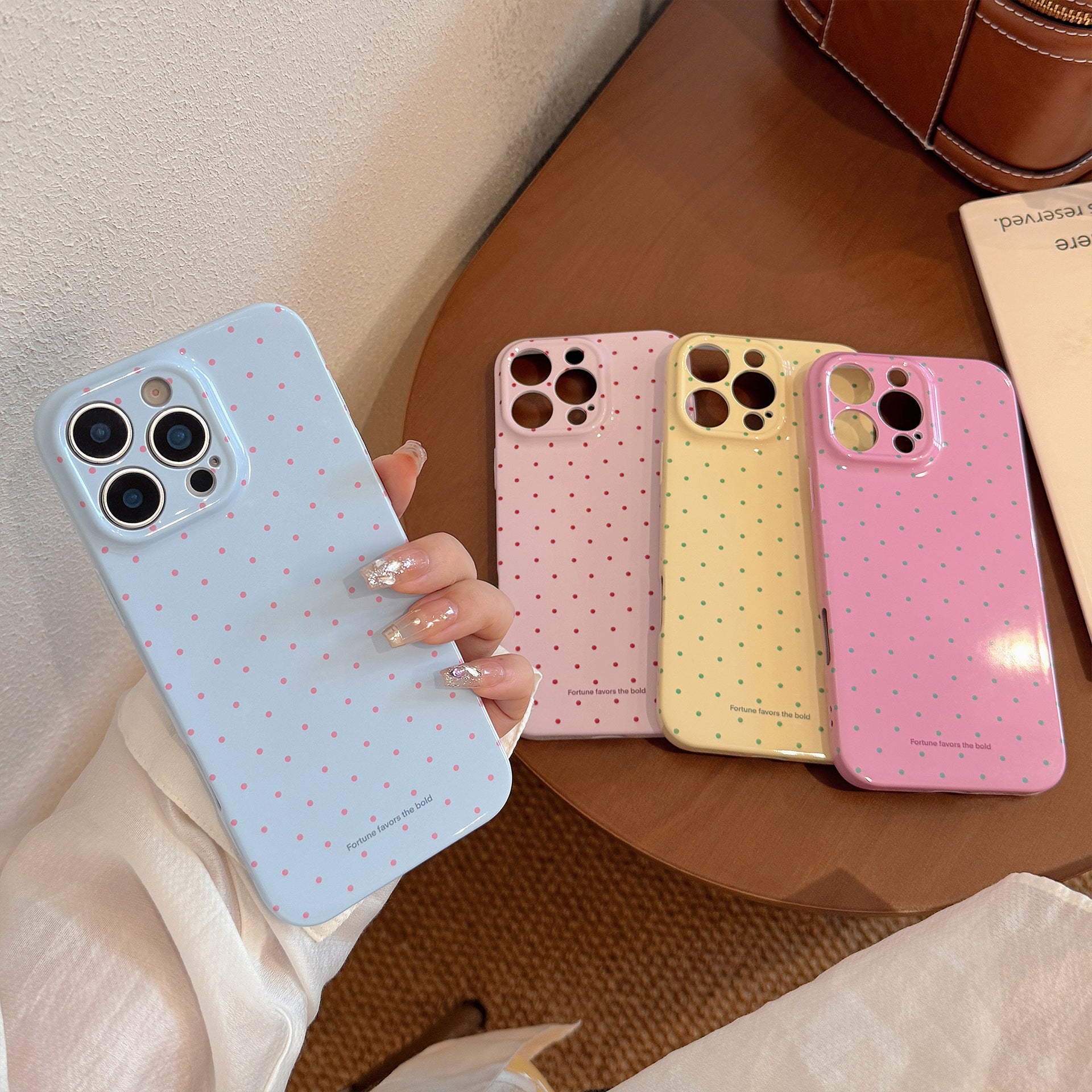 Polka dot phone case