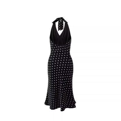 Polka Dot Sleeveless Dress