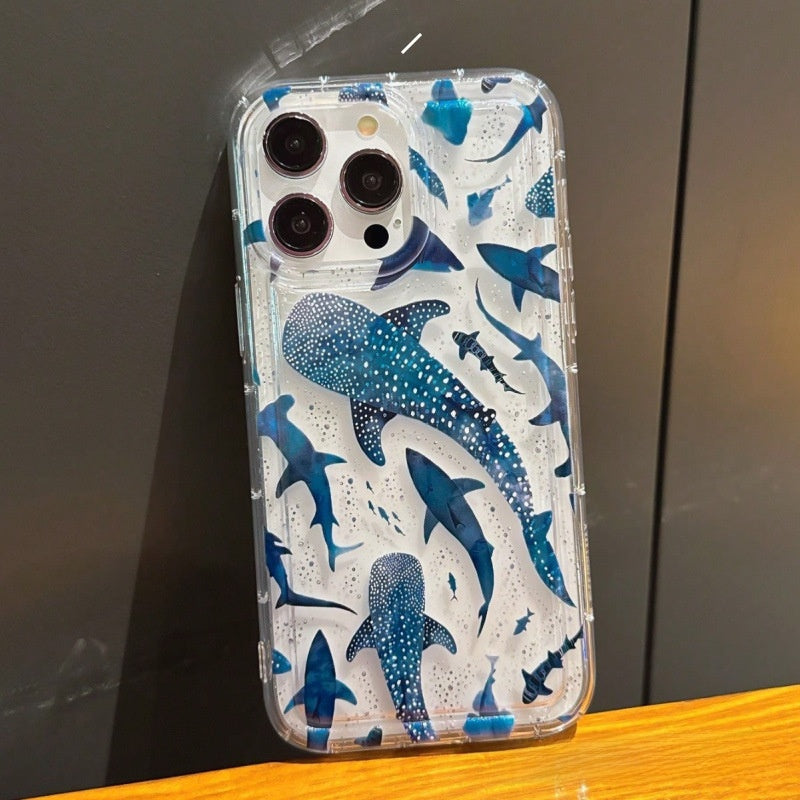 Polka Dot Whale Shark iPhone Case