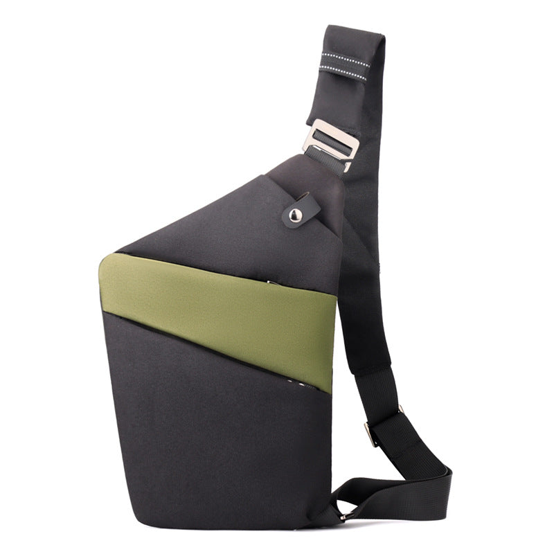 Polyester Anti-theft Chest Crossbody Bag