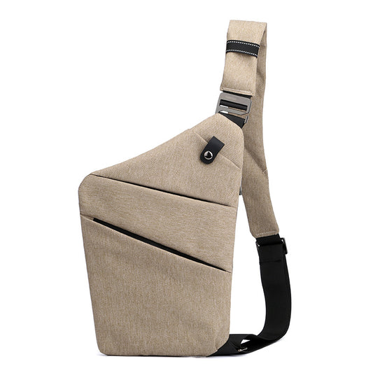 Polyester Anti-theft Chest Crossbody Bag