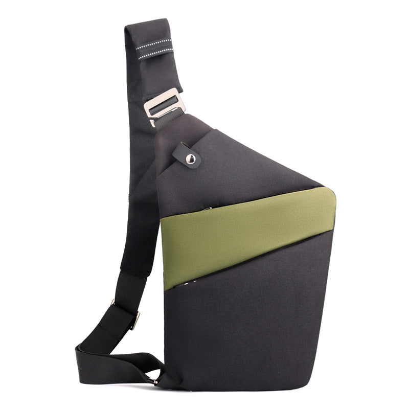 Polyester Anti-theft Chest Crossbody Bag