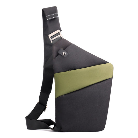Polyester Anti-theft Chest Crossbody Bag