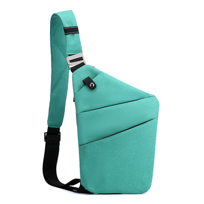 Polyester Anti-theft Chest Crossbody Bag