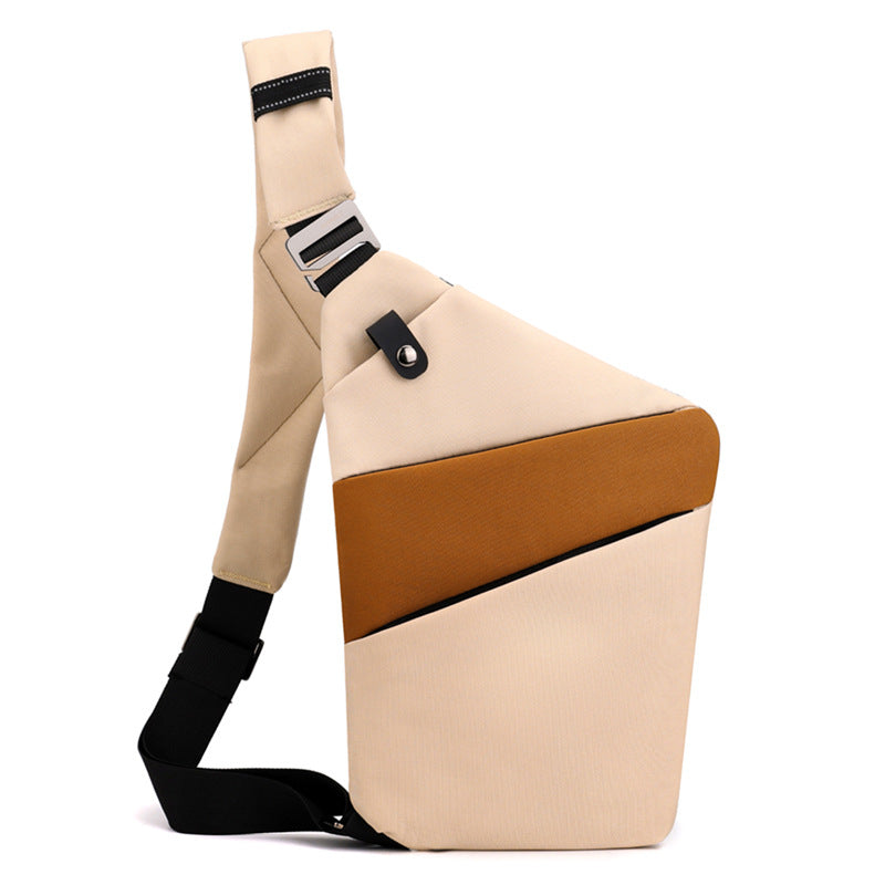 Polyester Anti-theft Chest Crossbody Bag
