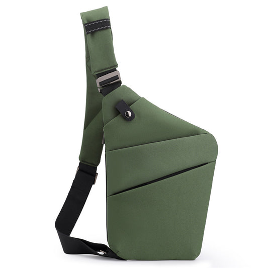 Polyester Anti-theft Chest Crossbody Bag