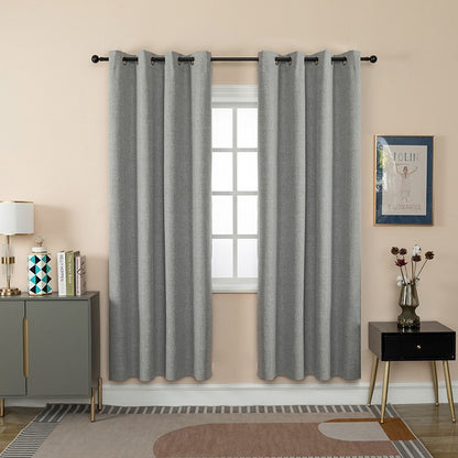 Polyester Blackout Curtain for Bedroom and Hotel