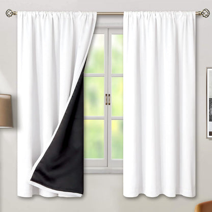 Polyester Blackout Curtains Thermal Insulation