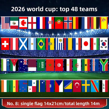 Polyester bunting flags