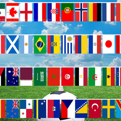 Polyester bunting flags