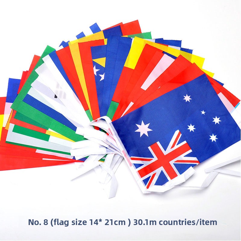 Polyester bunting flags