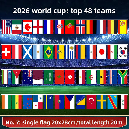 Polyester bunting flags