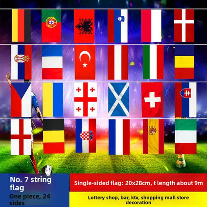Polyester bunting flags