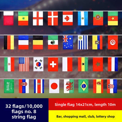 Polyester bunting flags