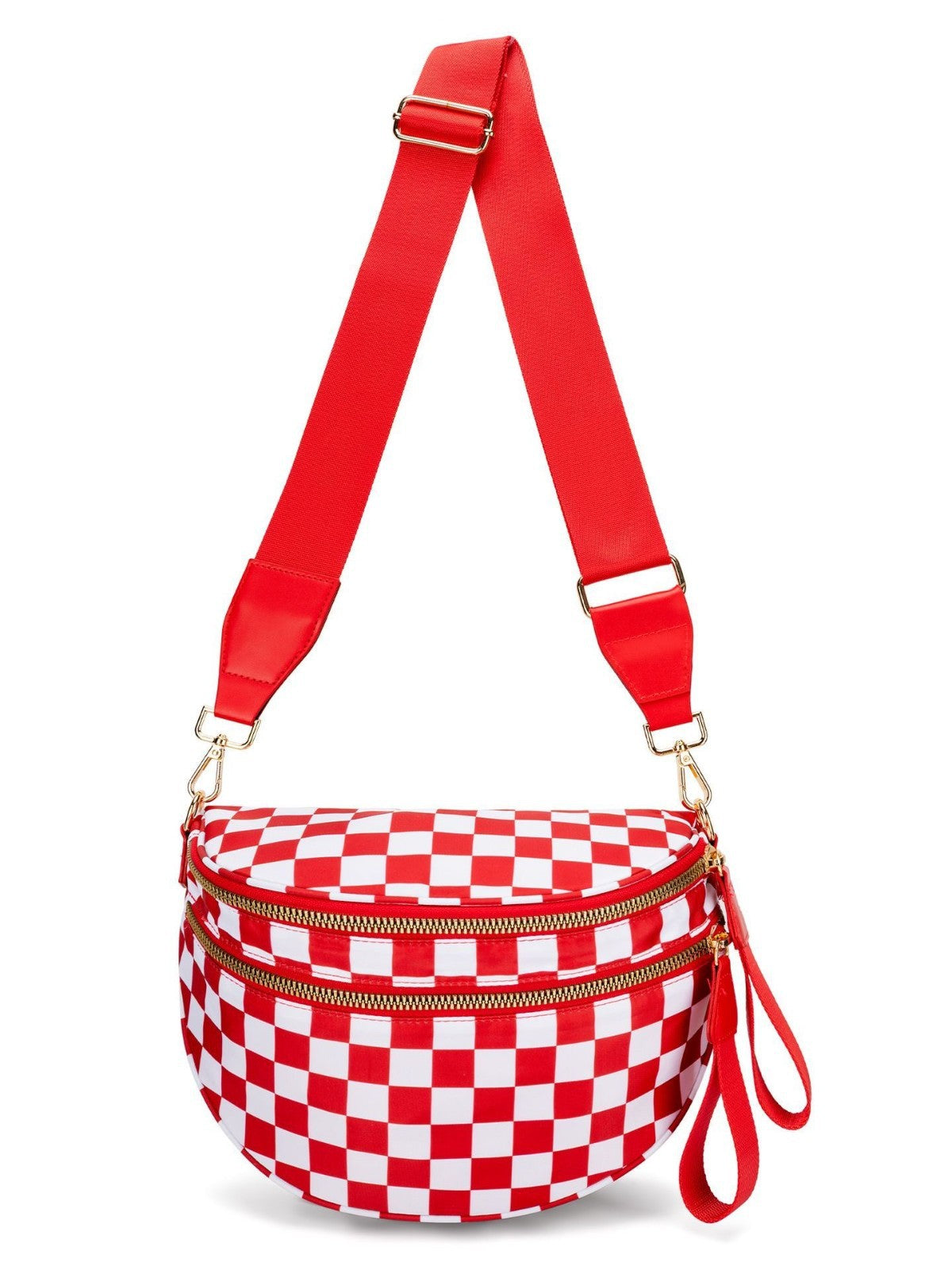 Polyester Crossbody Bag with Water-Repellent Design