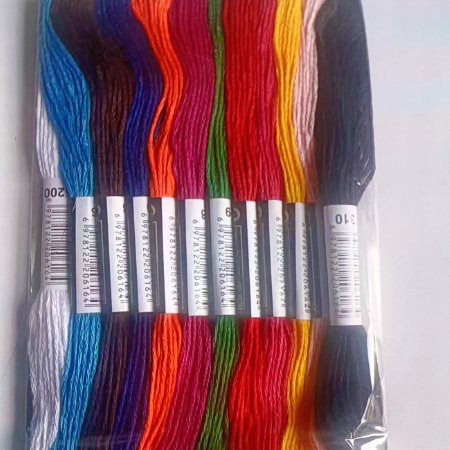 Polyester embroidery thread