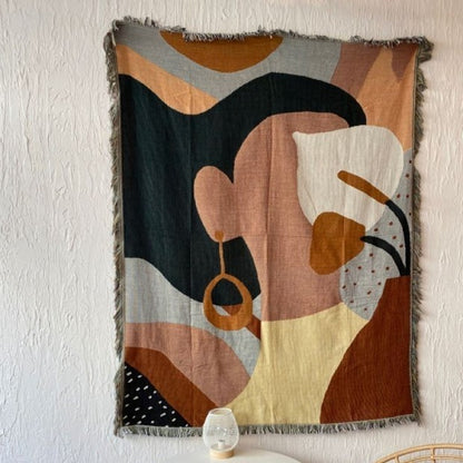 Polyester Ethnic Pattern Blanket