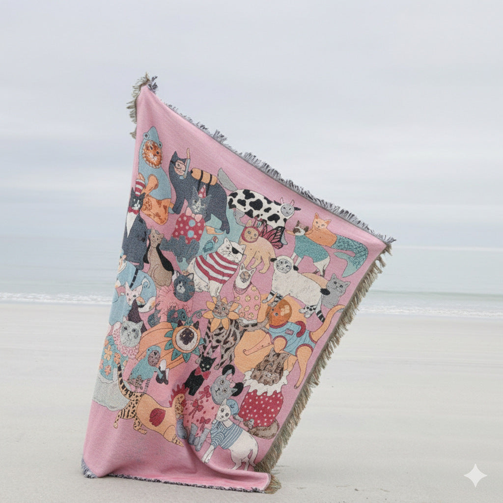 Polyester Ethnic Pattern Blanket