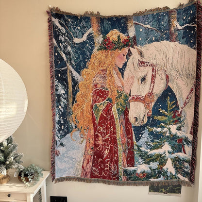 Polyester Ethnic Pattern Blanket