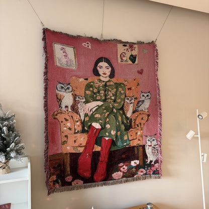 Polyester Ethnic Pattern Blanket