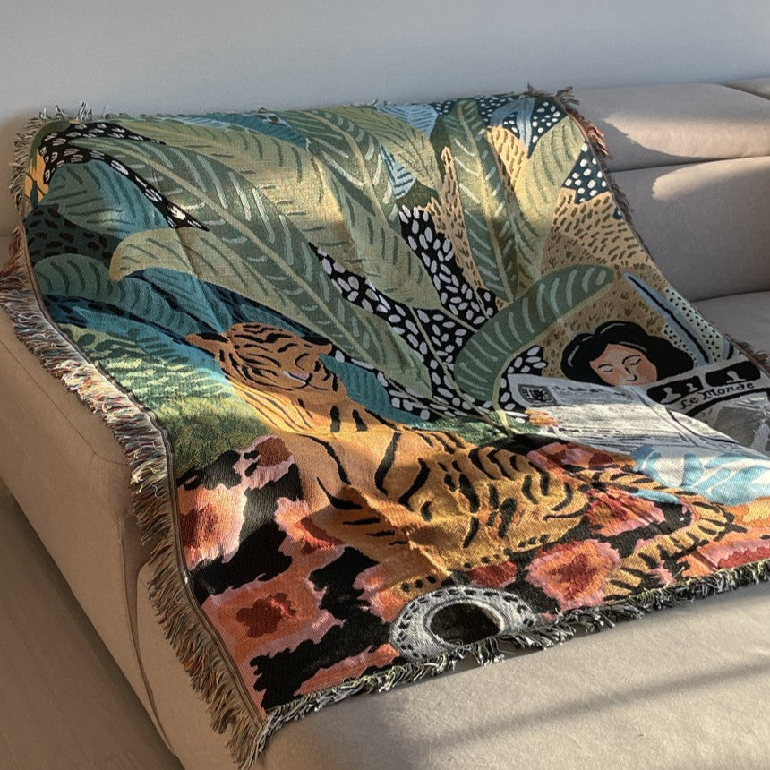 Polyester Ethnic Pattern Blanket