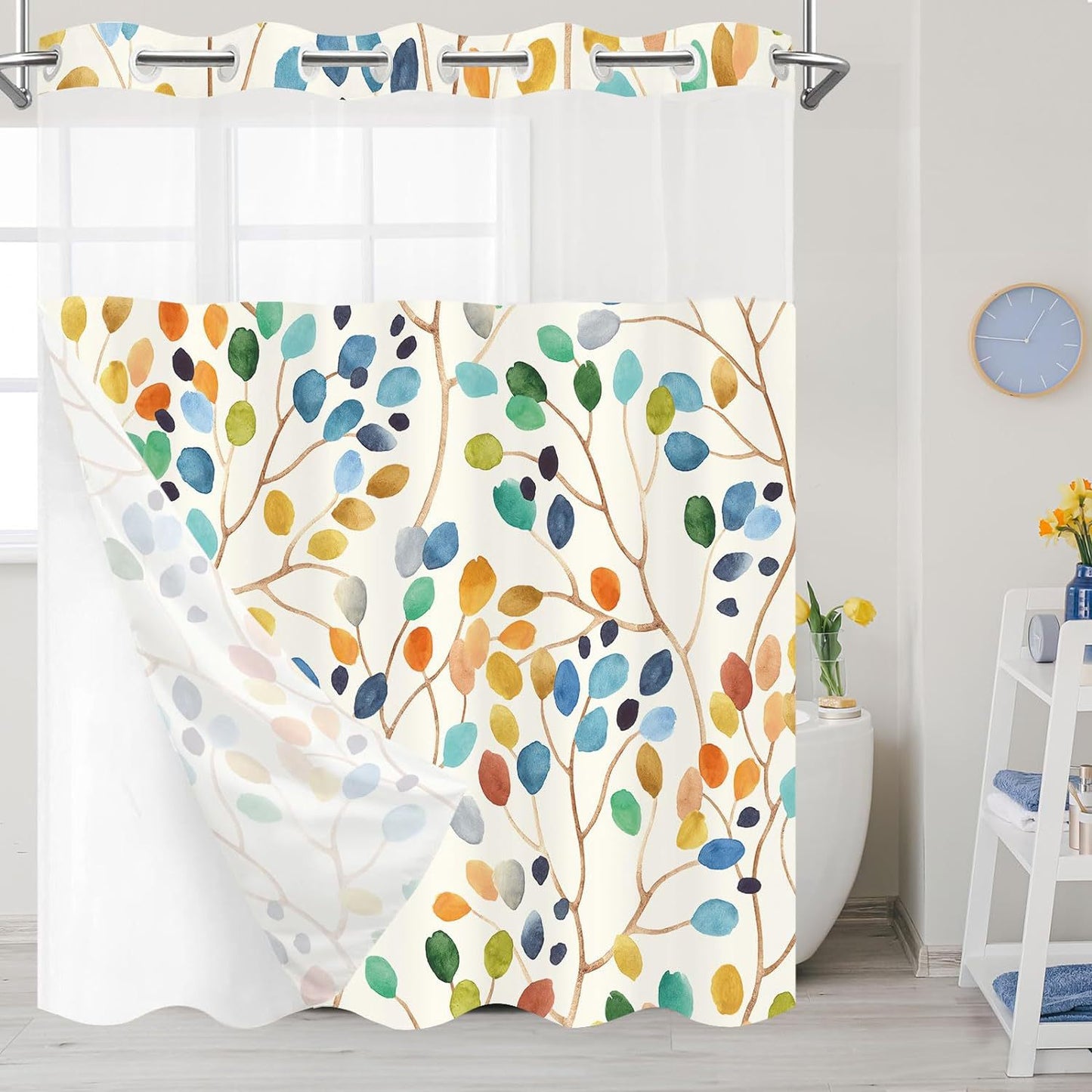 polyester shower curtain