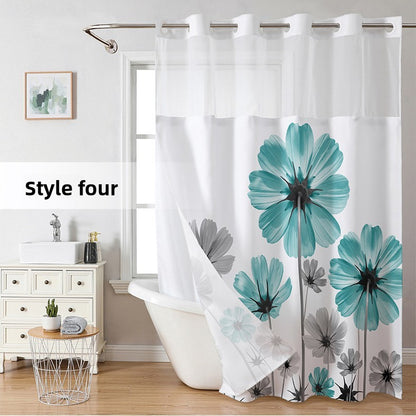 polyester shower curtain