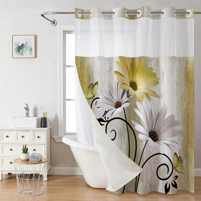 polyester shower curtain