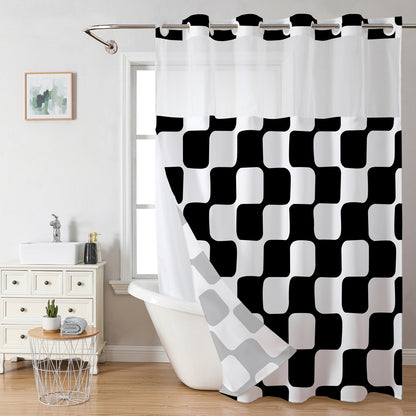 polyester shower curtain