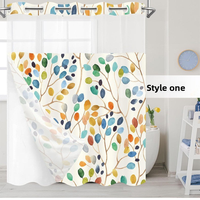 polyester shower curtain