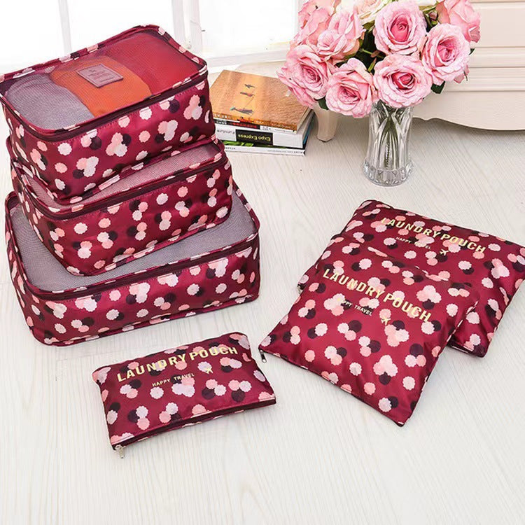 Polyester Travel Storage Bag Set