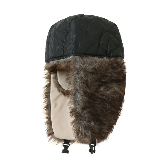 Polyester Velvet Warm Winter Hat with Ear Protection