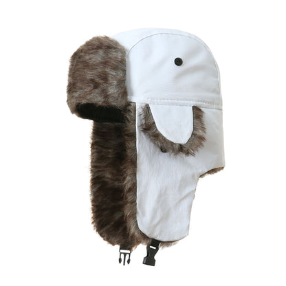 Polyester Velvet Warm Winter Hat with Ear Protection