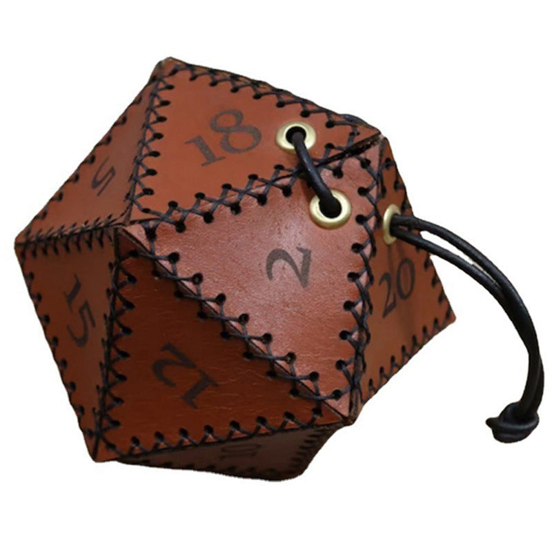 Polyhedral dice game storage bag
