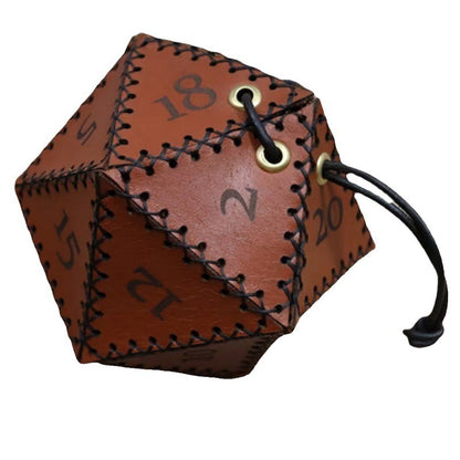 Polyhedral dice game storage bag