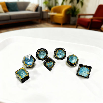 Polyhedral Resin Dice Set for Tabletop Games