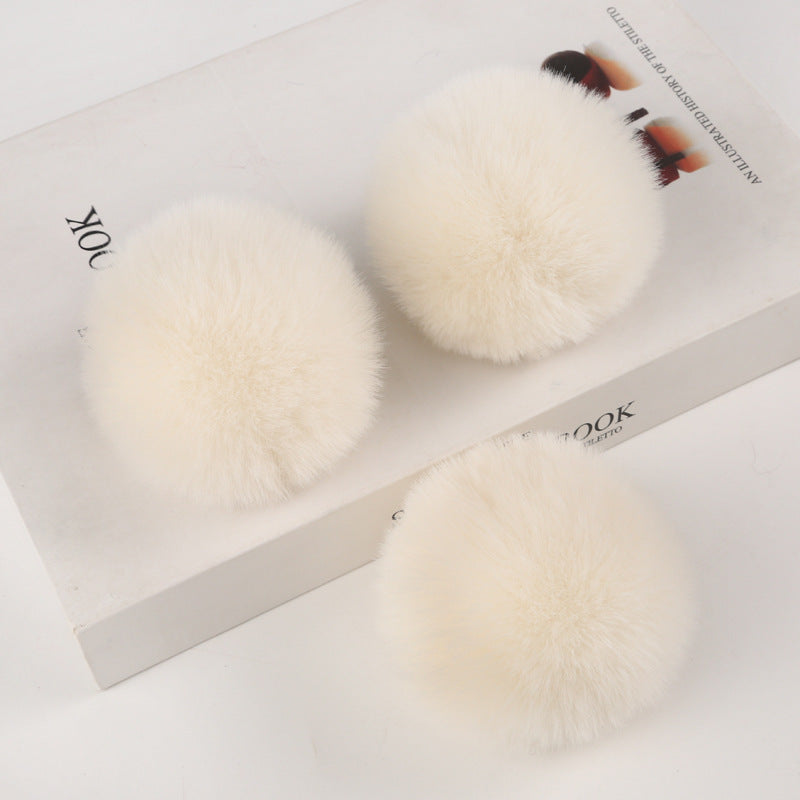 Pom-pom keychain for women's bags