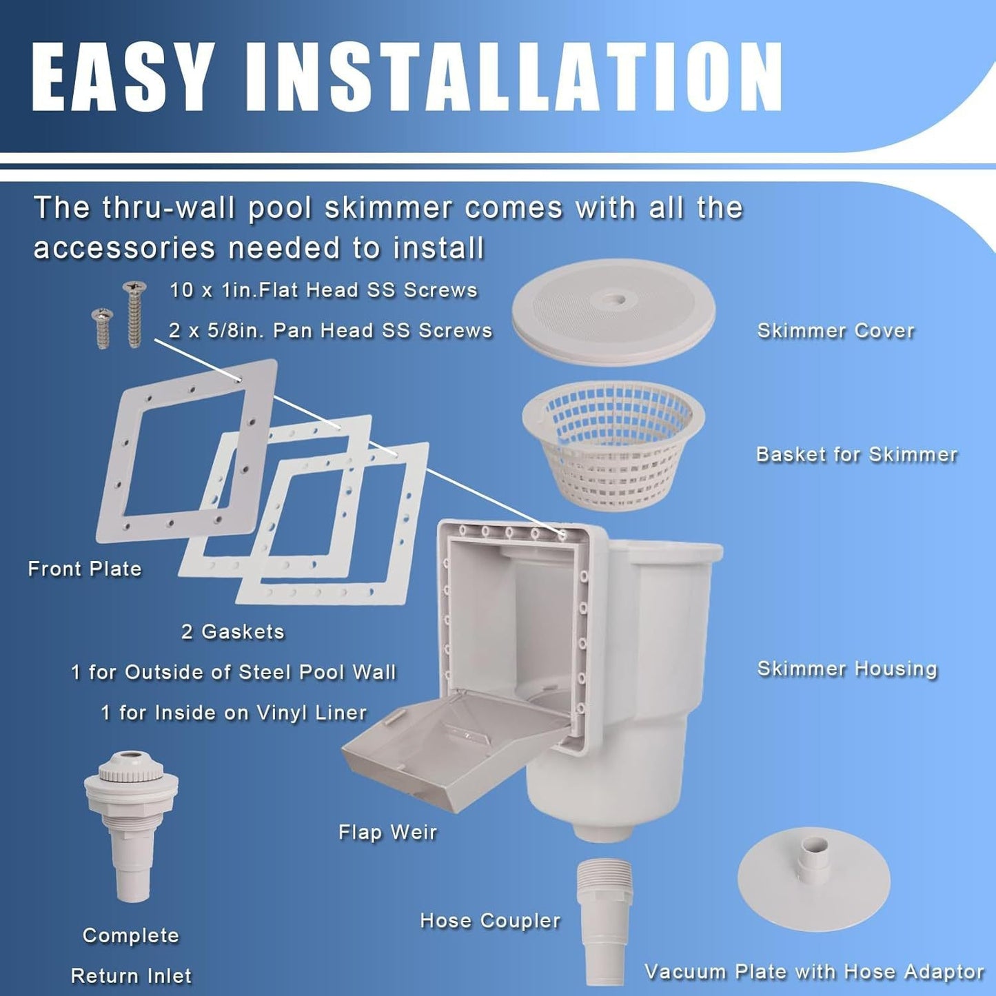 Pool Wall Skimmer