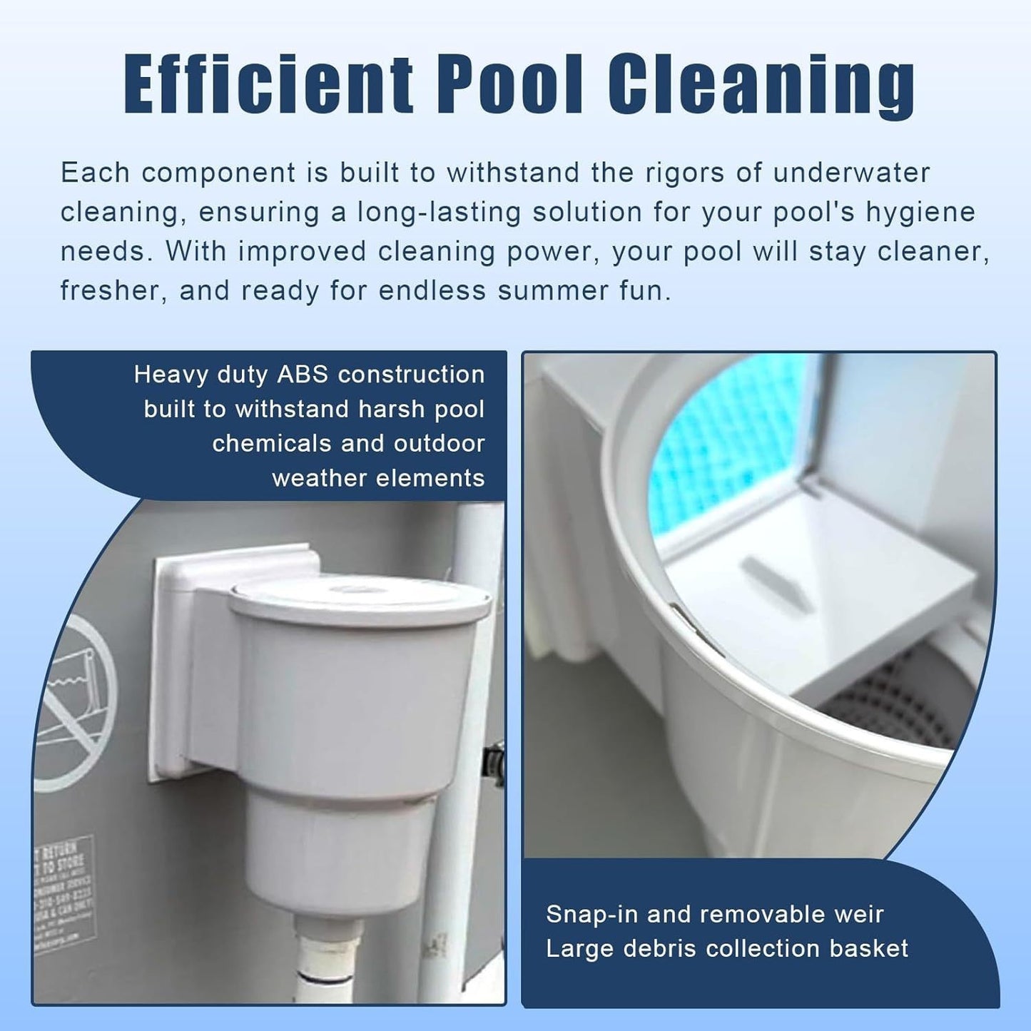 Pool Wall Skimmer