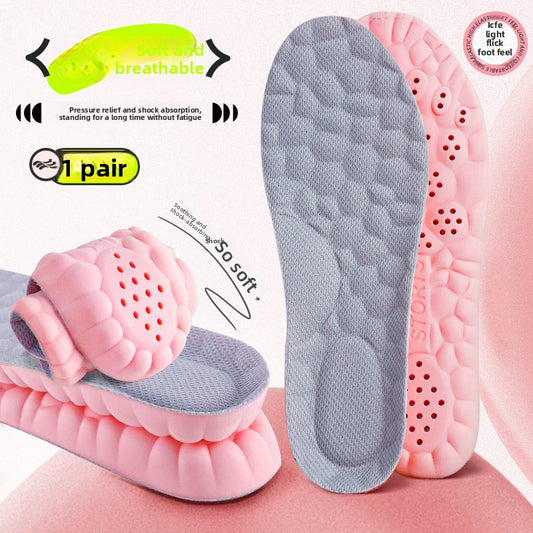 Poop-squishing feeling insole
