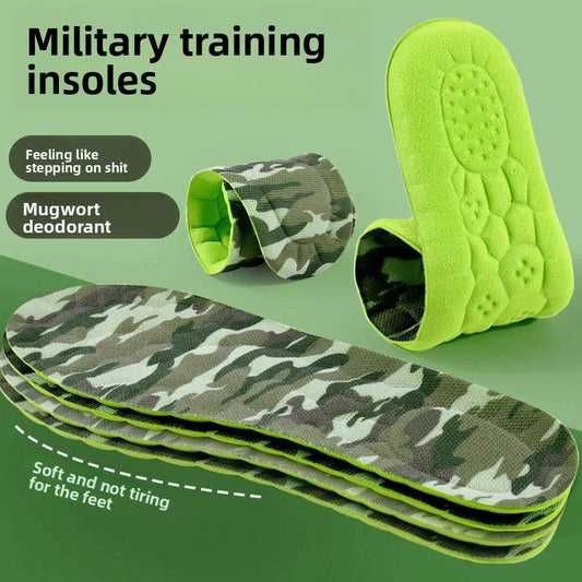 Poop-squishing feeling insole