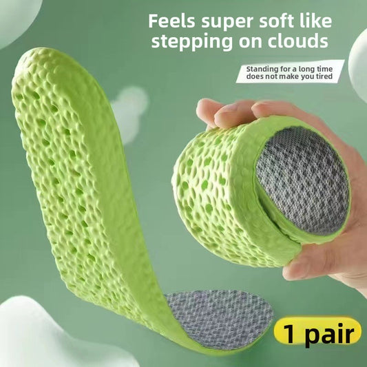 Poop-squishing feeling insole