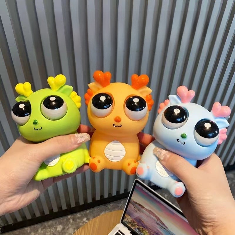 Pop-Eyed Dragon Squeeze Stress Relief Toy