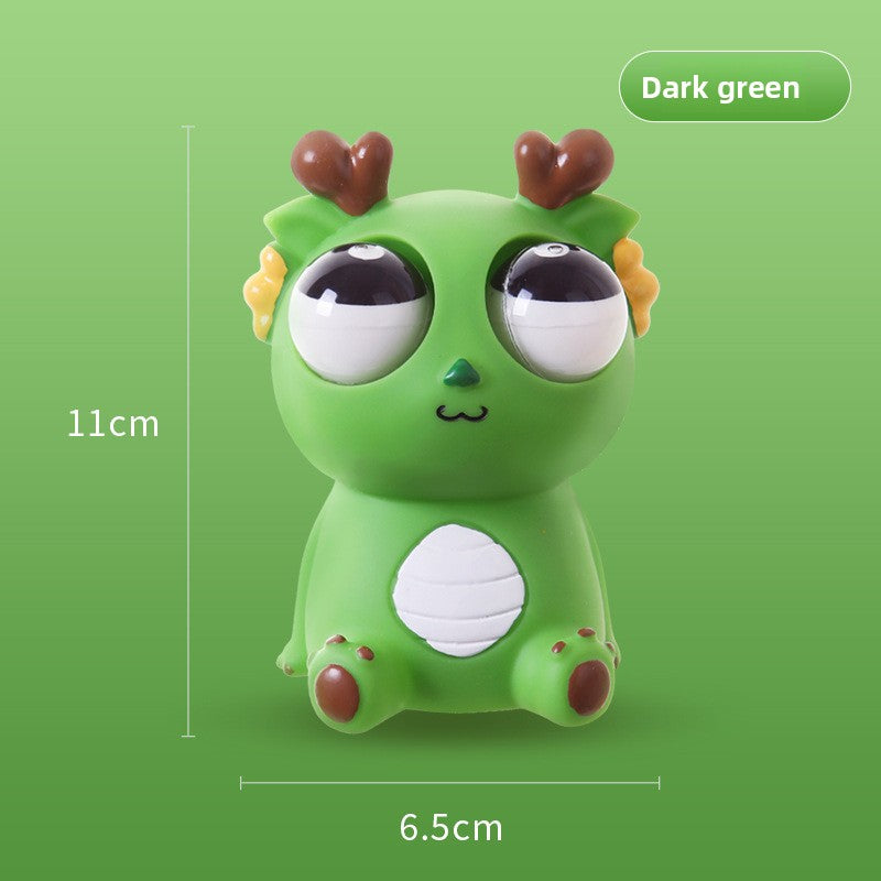 Pop-Eyed Dragon Squeeze Stress Relief Toy