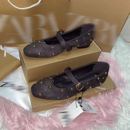 Popular velvet solid color women's shoes