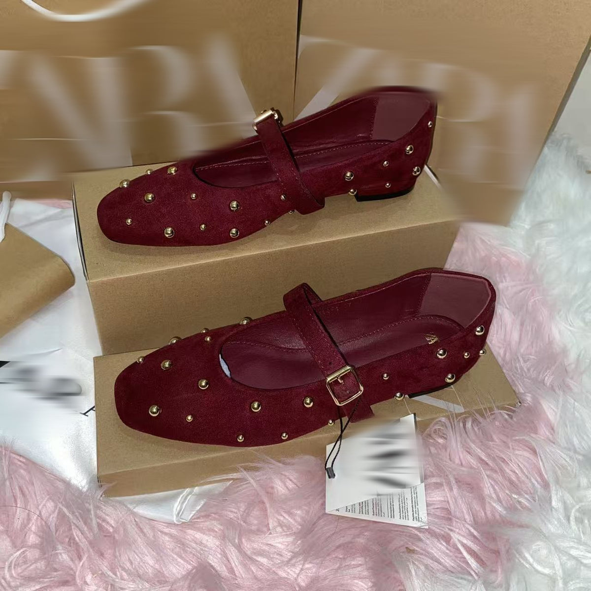 Popular velvet solid color women's shoes