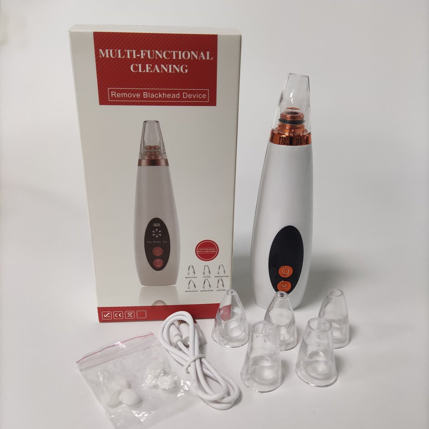 Pore Cleaner with Display Screen and Blackhead Suction